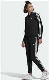 Adidas Essentials 3 Stripes Γυναικείο Σετ Φόρμας Μαύρο