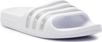 Adidas Παιδικές Σαγιονάρες Slides Λευκές Adilette Aqua K