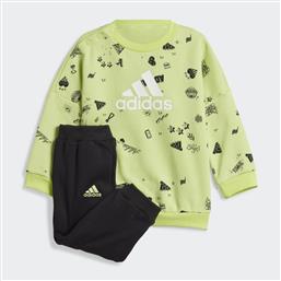 Adidas Παιδικό Σετ Φόρμας Πράσινο 2τμχ
