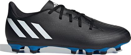 Adidas Predator Edge.4 FxG Χαμηλά Ποδοσφαιρικά Παπούτσια με Τάπες Core Black / Cloud White / Vivid Red από το Epapoutsia