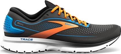 Brooks Trace 2 Ανδρικά Αθλητικά Παπούτσια Running Μαύρα