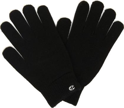 Champion Μαύρα Ανδρικά Πλεκτά Γάντια από το Epapoutsia