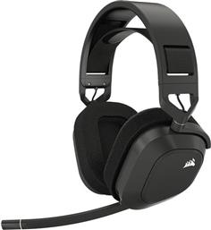 Corsair HS80 Max RGB Ασύρματο Over Ear Gaming Headset με σύνδεση Bluetooth / USB Γκρι