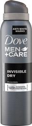 Dove Men+Care Invisible Dry Αποσμητικό 48h σε Spray 150ml
