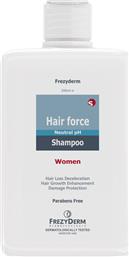 Frezyderm Hair Force Women Σαμπουάν κατά της Τριχόπτωσης για Όλους τους Τύπους Μαλλιών 200ml