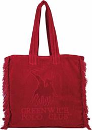 Greenwich Polo Club Υφασμάτινη Τσάντα Θαλάσσης Κόκκινη