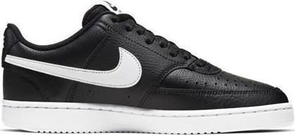 Nike Court Vision Low Γυναικεία Sneakers Μαύρα από το Outletcenter