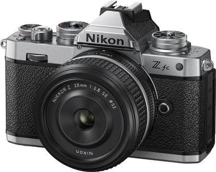 Nikon Mirrorless Φωτογραφική Μηχανή Z Fc Crop Frame Kit (Z 28mm F2.8 SE) Black