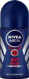 Nivea Men Dry Impact Plus Anti-perspirant Αποσμητικό 48h σε Roll-On 50ml