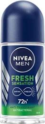 Nivea Men Fresh Sensation Αποσμητικό 72h σε Roll-On 50ml