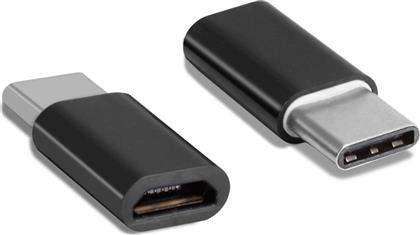 Powertech Μετατροπέας USB-C male σε micro USB female (CAB-UC019)