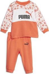 Puma Παιδικό Σετ Φόρμας Πορτοκαλί 2τμχ