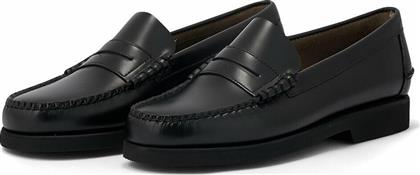 Sebago Dan Polaris Δερμάτινα Ανδρικά Loafers σε Μαύρο Χρώμα