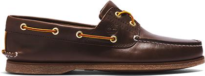 Timberland Ανδρικά Boat Shoes σε Καφέ Χρώμα