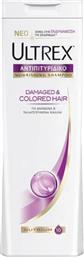 Ultrex Damaged & Colored Hair Σαμπουάν κατά της Πιτυρίδας για Βαμμένα Μαλλιά 360ml