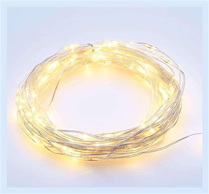 100 Λαμπάκια LED 13μ. Θερμό Λευκό σε Σειρά 5τμχ Aca από το Designdrops