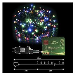 140 Λαμπάκια LED 1μ. Πολύχρωμα σε Σειρά XMASfest