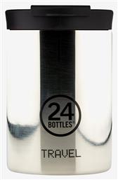 24Bottles Travel Tumbler Ποτήρι Θερμός Platinum 0.35lt