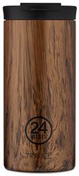 24Bottles Travel Tumbler Sequoia Wood 0.6lt