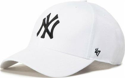 47 Brand Καπέλο Jockey Mlb New York Yankees B-MVPSP17WBP-WH Λευκό