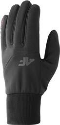 4F Μαύρα Γάντια από το MybrandShoes