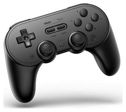 8Bitdo Pro 2 Ασύρματο Gamepad για Android / PC / Switch Black από το e-shop