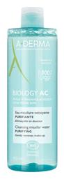 A-Derma Micellar Water Καθαρισμού Biology AC για Λιπαρές Επιδερμίδες 400ml