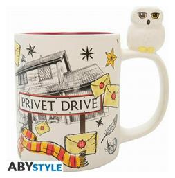 Abysse Harry Potter - Hedwig & Pivet Drive Κούπα Κεραμική Λευκή 460ml