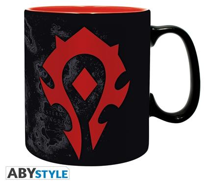 Abysse World Of Warcraft - For The Horde Κούπα Κεραμική Μαύρη 460ml