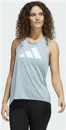 Adidas 3 Stripes Αμάνικη Γυναικεία Αθλητική Μπλούζα Magic Grey