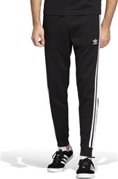 Adidas 3-Stripes Παντελόνι Φόρμας με Λάστιχο Μαύρο από το Sneaker10