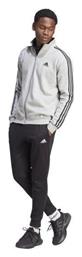 Adidas 3-Stripes Σετ Φόρμας με Λάστιχο Fleece Γκρι