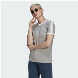 Adidas Adicolor Classics 3-Stripes Γυναικείο T-shirt Γκρι