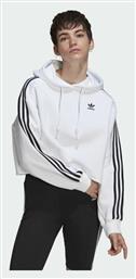 Adidas Adicolor Classics Cropped Γυναικείο Φούτερ με Κουκούλα Λευκό από το Z-mall