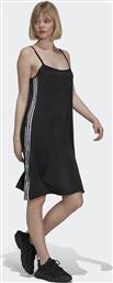 Adidas Adicolor Classics Mini Καλοκαιρινό All Day Φόρεμα Σατέν Μαύρο