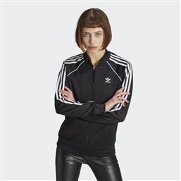 Adidas Adicolor Classics SST Γυναικεία Ζακέτα με Φερμουάρ σε Μαύρο Χρώμα