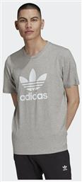 Adidas Adicolor Classics Trefoil Ανδρικό T-shirt Medium Grey Heather με Λογότυπο