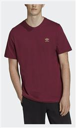 Adidas Adicolor Essentials Trefoil Ανδρικό T-shirt Victory Crimson με Λογότυπο