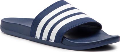 Adidas Adilette Cloudfoam Plus Stripes Slides Dark Blue / Cloud White
