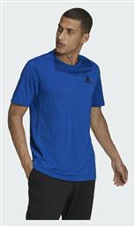 Adidas Aeroready Designed 2 Move Αθλητικό Ανδρικό T-shirt Royal Blue Μονόχρωμο