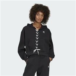 Adidas Always Original Cropped Γυναικείο Φούτερ με Κουκούλα Μαύρο από το Zakcret Sports