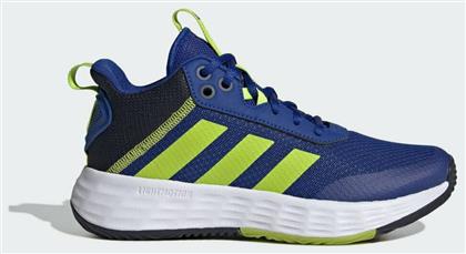 Adidas Αθλητικά Παιδικά Παπούτσια Μπάσκετ Ownthegame 2 Royal Blue / Semi Solar Slime / Legend Ink