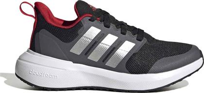 Adidas Αθλητικά Παιδικά Παπούτσια Running FortaRun 2.0 K Core Black / Silver Metallic / Better Scarlet