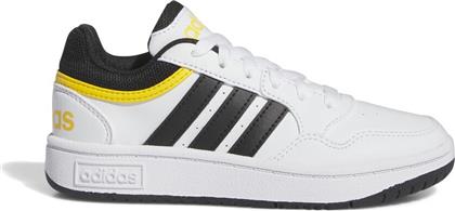 Adidas Αθλητικά Παιδικά Παπούτσια Running Hoops 3.0 K White / Core / Bold Gold