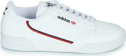 Adidas Continental 80 Sneakers Cloud White / Collegiate Navy / Scarlet από το Spartoo