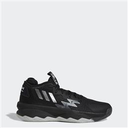 Adidas Dame 8 Ψηλά Μπασκετικά Παπούτσια Core Black / Silver Metallic / Grey Six