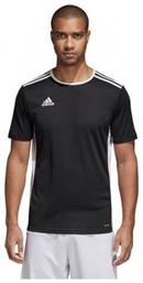 Adidas Entrada 18 Jersey Ανδρικό Αθλητικό T-shirt Κοντομάνικο Μαύρο