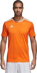 Adidas Entrada 18 Jersey Ανδρικό Αθλητικό T-shirt Κοντομάνικο Πορτοκαλί