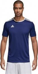 Adidas Entrada 18 Jersey Ανδρικό Αθλητικό T-shirt Κοντομάνικο Navy Μπλε