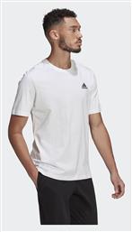 Adidas Essentials Embroidered Small Logo Ανδρικό T-shirt Λευκό Μονόχρωμο